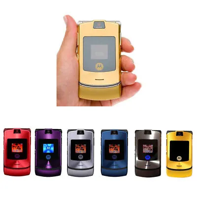 Original Motorola RAZR V3i Flip Cellular Phone GSM Bluetooth CAMERA Mobile Phone • $39.35
