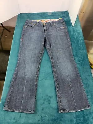 $15.97 • Buy Freestyle Revolution Womens Blue Straight Jeans Sz 16S Ladies Stretch Denim Pant