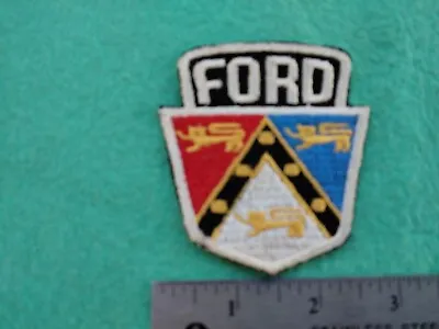 Vintage Early Ford Shield Dealer Service Parts Uniform Hat Patch • $9.99