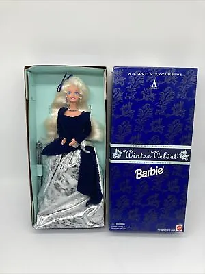 Barbie Winter Velvet Doll 1995 Mattel Avon Special Edition • $9.99