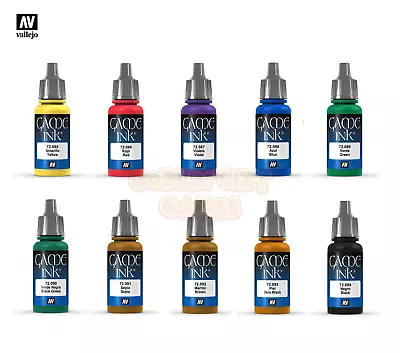 AV Vallejo | Game Color Ink | Full Range Of 13 Game Colour 17ml Inks • £3.95