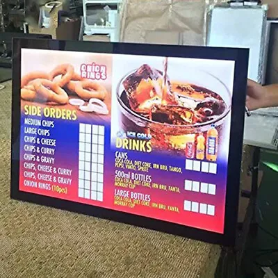 A1/A2/A3/A4 Advertising Display Sign LED Restaurant Light Box  Led Menu Board • $73.47