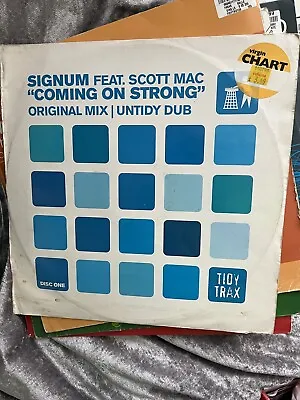 £30 • Buy Signum. Cominb On Strong. Disc One. Tidy Trax Vinyl
