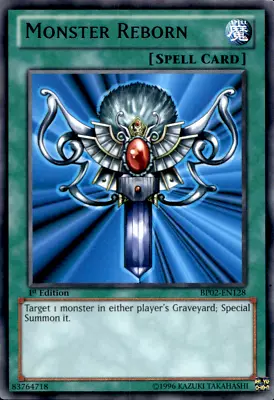 Monster Reborn BP02-EN128 1st Edition  YuGiOh • £1.60