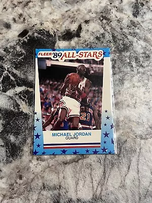 1989-90 Fleer Michael Jordan #3 Chicago Bulls All-Stars Sticker NM Near Mint • $7.99