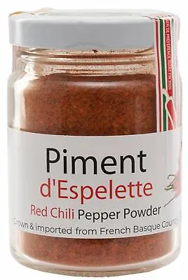 Piment D'Espelette-Red Chili Pepper Powder From France 1.41Oz Jar • $15.63