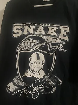 Oakland Raiders Ken Stabler 12 HOF RIP Shirt T-Shirt XXXL 3X 3XL • $50