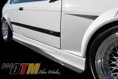 BMW E36 M3 92-99 GTR-S Side Skirt Diffuser Extensions Carbon Fiber Made In USA • $650
