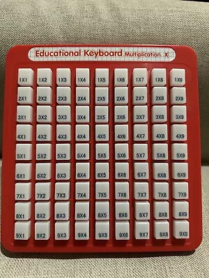 Multiplication Easy Learning Push Button To Reveal Answers Math Board • $27.20