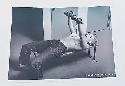 Marilyn Monroe Lifting Weights 1952 18X24 Poster Free Shipping • $9.99