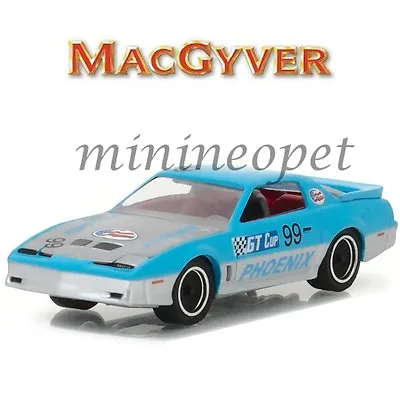 Greenlight 44770 D Macgyver 1987 Pontiac Firebird 1/64 Diecast Car Blue  • $8.97