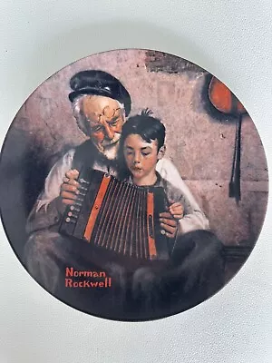 Norman Rockwell Plate  The Music Maker  1981 Limited Edition Authentic • $11.67