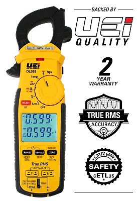 UEi DL599 Wireless TRMS Clamp Meter W/ 3-Phase & Imbalance Motor Tests • $269.99