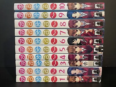 Toradora Light Novel Volumes 1-10 Brand New Complete Set In English • $128.01