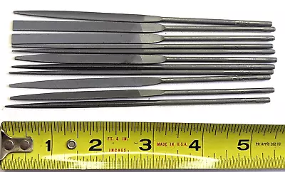 TELL Swiss Made Needle Files No.2 Round Handle (11 Pcs)  • $40