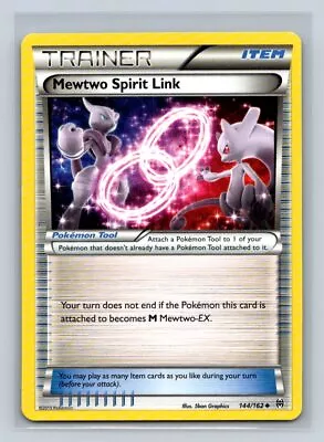 Mewtwo Spirit Link #144/162 XY - BREAKthrough Uncommon - Pokemon Cards D63 • $1.50