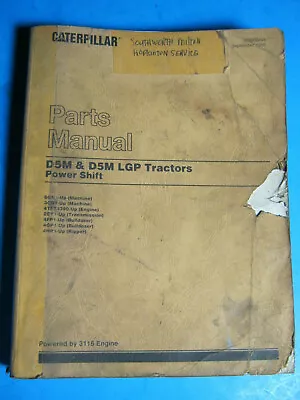 Caterpillar D5M LGP TRACTORS POWER SHIFT 1996 Parts Manual Catalog  • $50