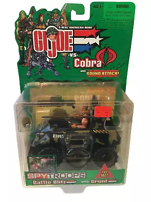 Vintage 2003 GI Joe Vs Cobra Spy Troops: Battle Blitz With Grunt (NIP) • $25