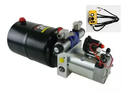 Hydraulic Powerpack 12 / 24volt Dc Double Acting 5.0 Lpm With Pendant Control • $1280