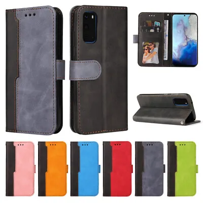 Matte Wallet Leather Flip Case For Vivo Y72 Y21S Y33S Y01 Y76 Y52 Y51 Y11S Y12S • $17.41