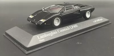 Minichamps 1/43 Lamborghini Countach LP400 Black 430103102 • $67.99