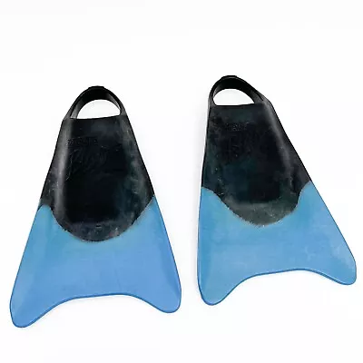 Vintage Manta Blades Surf Flippers Bodyboard/Bodysurf Size Small Blue And Black • $29