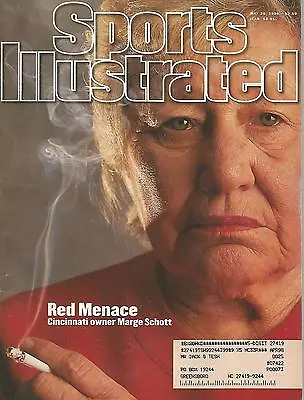 Cincinnati Reds Controversial Owner Marge Schott 1996 Sports Illustrated Champs • $8.99