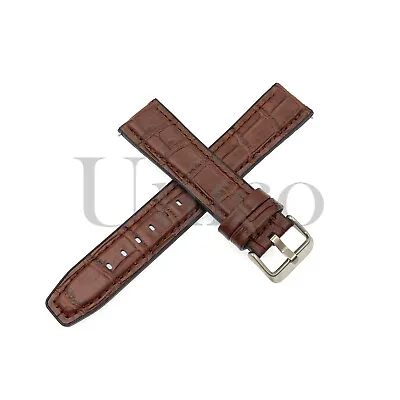 20 22 MM D/Brown Genuine Leather Watch Strap Band Quick Release Fits For Timex • $13.99