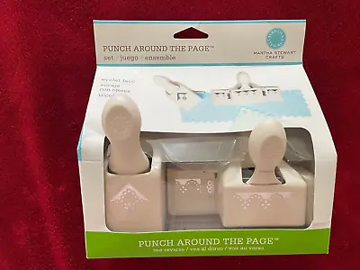 Martha Stewart  Eyelet Lace  Punches; Punch Around The Page Set; New • $20.95