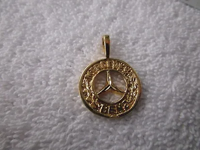 Quality+vintage New~ Yellow Gold Plated  [ Mercedes Benz ] Pendent~~l@@k!! • $5.99