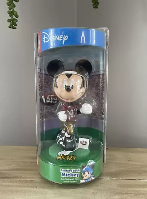 $95 • Buy SAN FRANCISCO 49ers Running Back MICKEY MOUSE Disney NFL Nodder Bobblehead NIB!