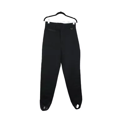 Eddie Bauer Women’s EBTEK Black Schoeller Snow Stirrup Sports Board Ski Pants 10 • $34