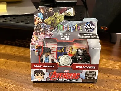 Marvel Minimates TRU Avengers Age Of Ultron Movie Bruce Banner & War Machine • $5.86