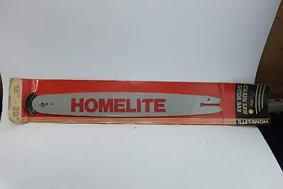 Homelite RM05972 Chain Saw Guide Bar 18  & 20  W/ Safe Tip Sealed Old Stock • $29.99