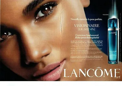 2011 Lancome Advertising 0421 Advertising Cosmetics Visionary Beauty 2 Page • £3.08