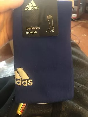 Adidas Football Milano 16 Aeroready Socks - UK 8.5-10 US 9-10.5 Eur 43-45 • £6