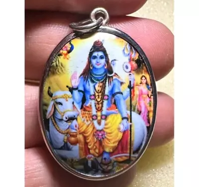 Lord Shiva Hindu God Locket Talisman The Destroyer Evil Black Magic Amulet Thai • $32.20