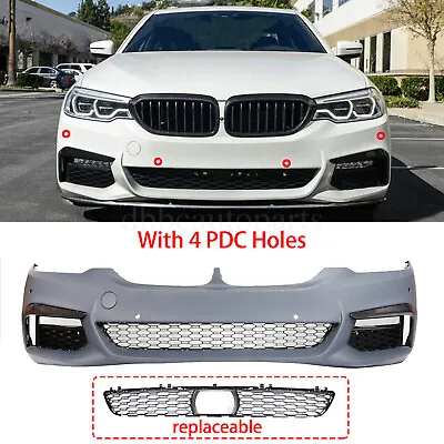 M-TECH Style Front Bumper W/Grille For BMW G30 G38 5 Series 2017-2020 PRE-LCI • $509.89
