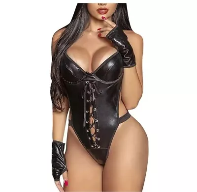 Women Ladies Sexy Valentine Lingerie Lace Babydoll Underwear Nightwear Sleepwear • £8.99