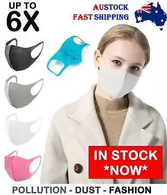 Face Mask Mouth Masks Protective Cover Washable Reusable Unisex Outdoor Summer • $2.90