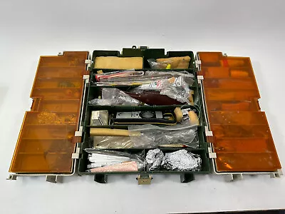 Vintage 767 Plano Fishing Tackle Box With Tackle • $98.59