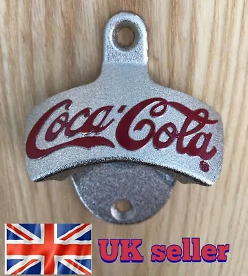 Coca-Cola Wall Mounted Bottle Opener New Bar Restaurant (includes Fittings) • £8.95