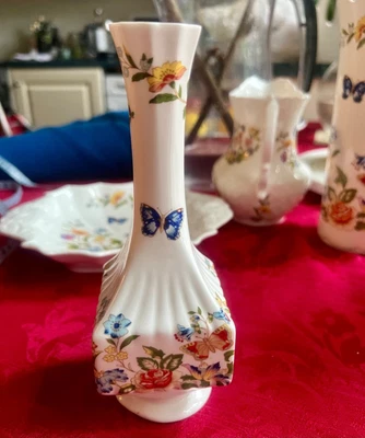 £9 • Buy Aynsley Vase   Aynsley Cottage Garden Flower Jug - Vase Bone China England 
