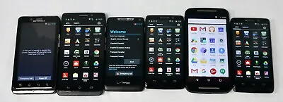 6 LOT Motorola Smartphones (Various Models) - READ • $55