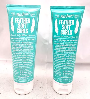 Miss Jessie's Feather Soft Curls Avocado Oil Wheat Germ Oil 8.5 Oz Lot Of 2 NEW • $29.99