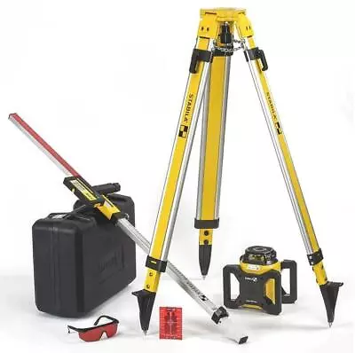 Stabila LAR160-L-Set Self Levelling Rotary Laser Level Tripod Receiver & Staff • £749.95