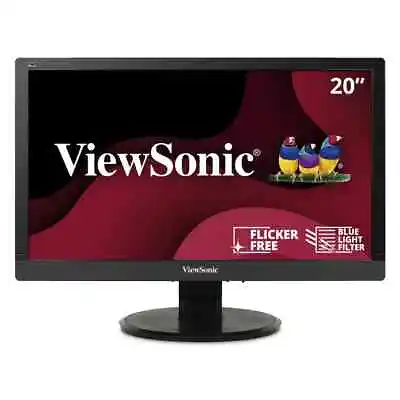 ViewSonic 19.5  LED Multimedia Monitor 1920X1080 25ms 3000:1 - Black • $69.99