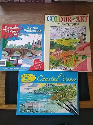 3 Doodles Design Colour Books • £4.75