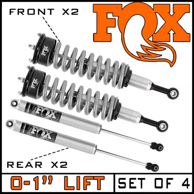 FOX Performance 2.0 Coilover Front Rear Shocks Fit 09-13 Ford F150 4WD 0-1  Lift • $1300.95
