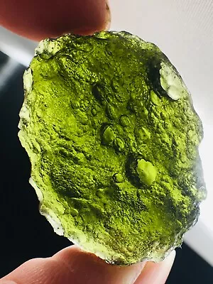 Raw Moldavite Regular Grade Tektite  50CT Textured With Certificate Authenticity • $15.50